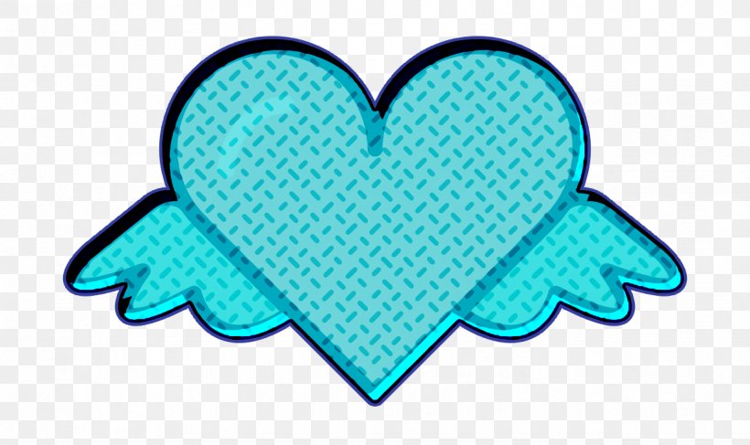 Heart Icon Valentines Icon Wings Icon, PNG, 1224x728px, Heart Icon, Aqua, Azure, Heart, Symbol Download Free