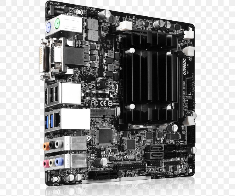 Motherboard Computer Cases & Housings Computer Hardware Mini-ITX Central Processing Unit, PNG, 1200x1000px, Motherboard, Asrock, Asrock Q1900dcitx, Atx, Central Processing Unit Download Free