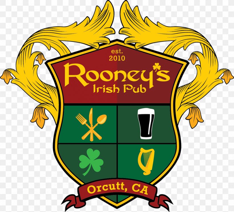 Rooney's Irish Pub Santa Maria Guadalupe Bar, PNG, 882x800px, Santa Maria, Area, Artwork, Bar, Brand Download Free