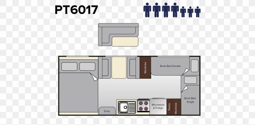 Floor Plan Caravan Bunk Bed Campervans, PNG, 2598x1276px, Floor Plan, Area, Bathroom, Bed, Bunk Bed Download Free