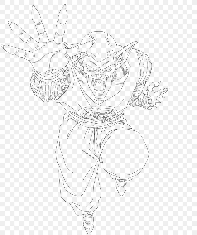 King Piccolo Vegeta Mr. Satan Sketch, PNG, 816x979px, Piccolo, Arm, Art, Artist, Artwork Download Free