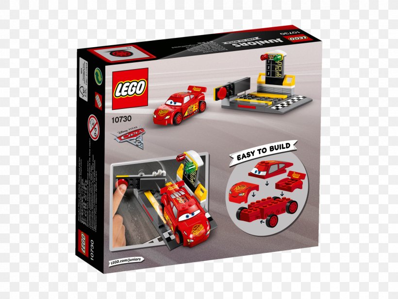 LEGO 10730 Juniors Lightning McQueen Speed Launcher Toy Cars Amazon.com, PNG, 2400x1800px, Lightning Mcqueen, Amazoncom, Cars, Cars 3, Lego Download Free