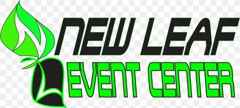 New Leaf Event Center New Leaf United Methodist Logo Brand, PNG, 1000x449px, Logo, Area, Brand, Dinner, Grass Download Free