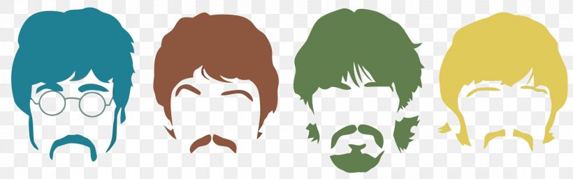 The Beatles Stencil Abbey Road Silhouette, PNG, 1707x537px, Watercolor, Cartoon, Flower, Frame, Heart Download Free