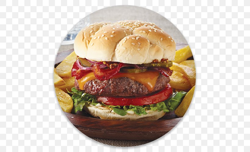 Cheeseburger Hamburger Buffalo Burger Veggie Burger Junk Food, PNG, 500x500px, Cheeseburger, American Food, Beef, Breakfast Sandwich, Buffalo Burger Download Free