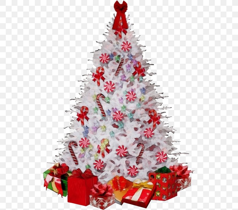 Christmas Tree, PNG, 526x725px, Watercolor, Christmas, Christmas Decoration, Christmas Eve, Christmas Ornament Download Free