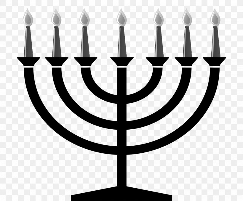 Jewish Symbolism Judaism Menorah Religious Symbol Hanukkah, PNG, 1235x1024px, Jewish Symbolism, Candle, Candle Holder, Chai, Event Download Free