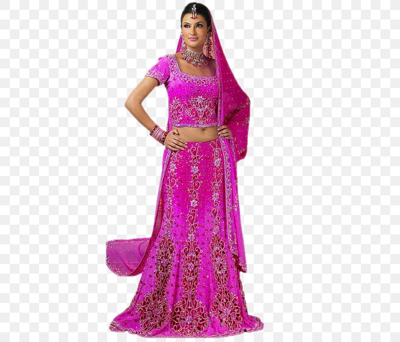Wedding Sari Lehenga Choli Shalwar Kameez, PNG, 500x700px, Sari, Bride, Choli, Clothing, Clothing In India Download Free