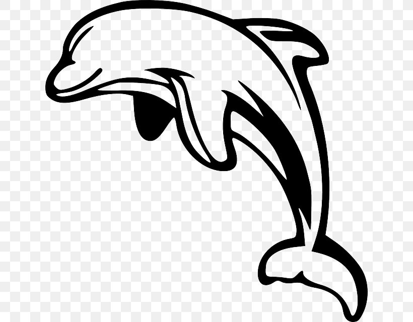 Bottlenose Dolphin Clip Art, PNG, 640x640px, Dolphin, Art, Artwork, Beak, Black Download Free