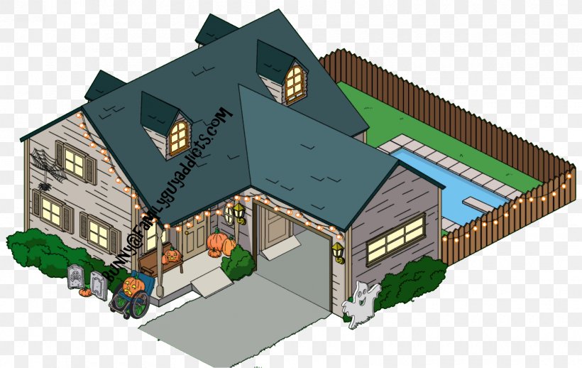 Family Guy: The Quest For Stuff Glenn Quagmire Family Guy Video Game! Stewie Griffin House, PNG, 1660x1049px, Family Guy The Quest For Stuff, Architecture, Building, Elevation, Facade Download Free