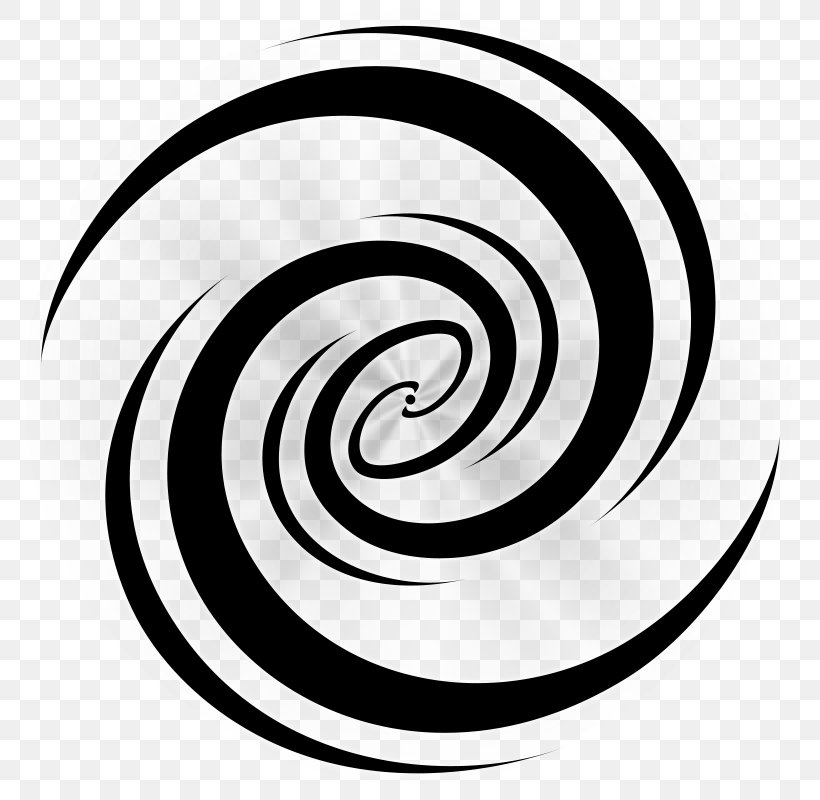 Spiral Circle Symbol Galaxy Clip Art, PNG, 800x800px, Spiral, Black And White, Galaxy, Helix, Logo Download Free