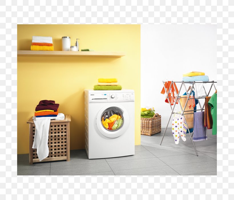 Washing Machines Zanussi Detergent Clothes Dryer, PNG, 700x700px, Washing Machines, Clothes Dryer, Detergent, Home Appliance, Laundry Download Free