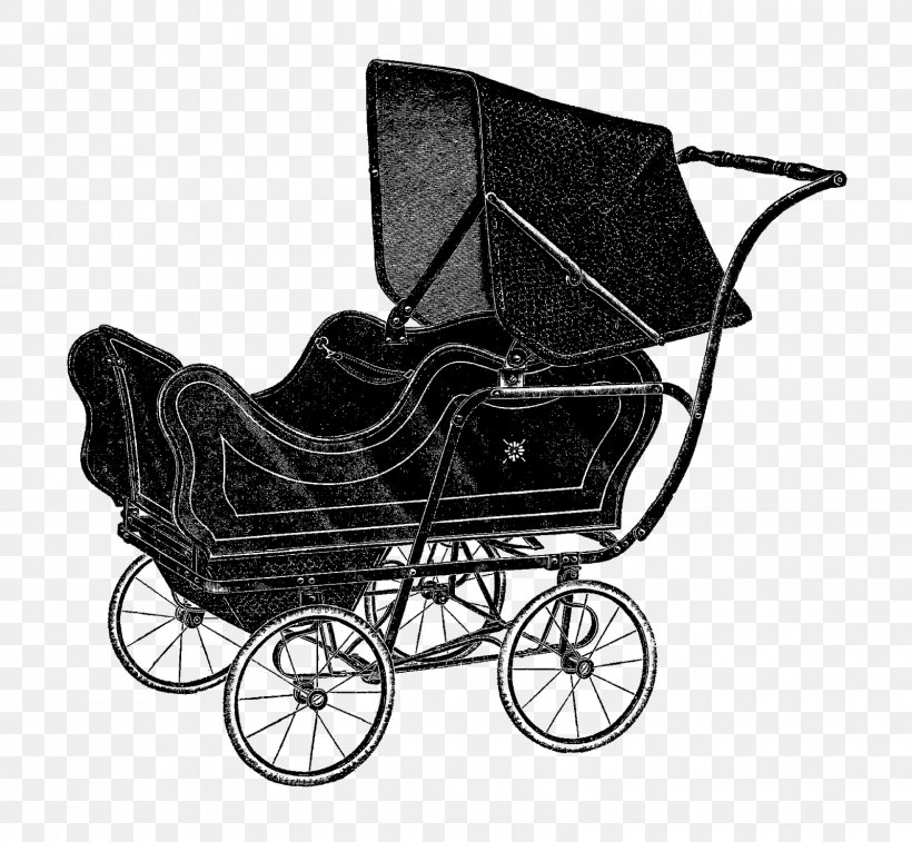 Baby Transport Infant Carriage Clip Art, PNG, 1600x1479px, Baby Transport, Antique, Baby Carriage, Baby Products, Black And White Download Free