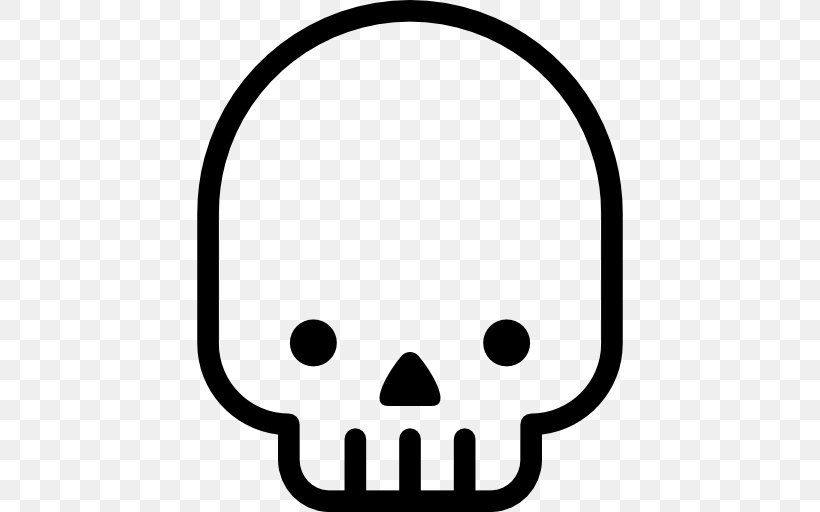 Halloween Sign, PNG, 512x512px, Skull, Black And White, Bone, Face, Facial Expression Download Free