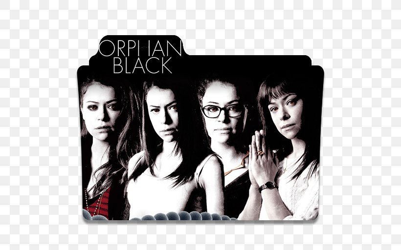 Orphan Black Torrent File High-definition Television 720p, PNG, 512x512px, Orphan Black, Album Cover, Bbc America, Black And White, Drama Download Free