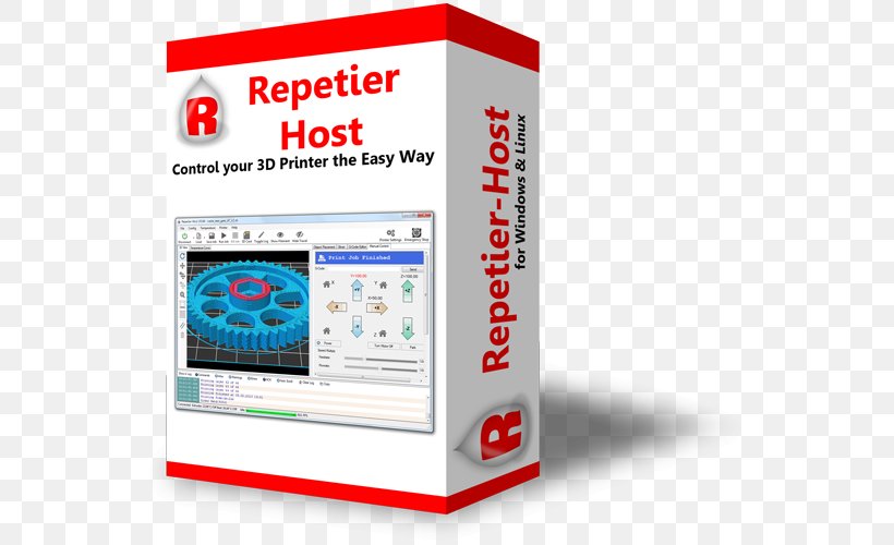 Repetier-Host Computer Software Prusa I3 Printing Free Software, PNG, 572x500px, 3d Printing, Repetierhost, Blender, Brand, Communication Download Free