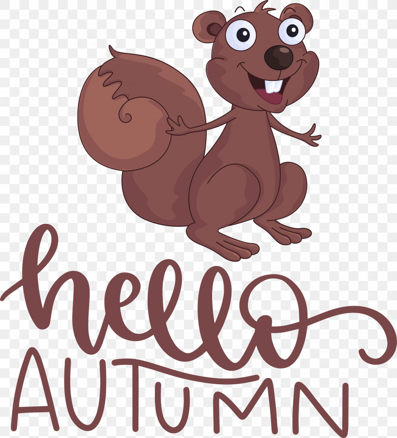 Hello Autumn, PNG, 2719x3000px, Hello Autumn, Biology, Cartoon, Character, Dog Download Free