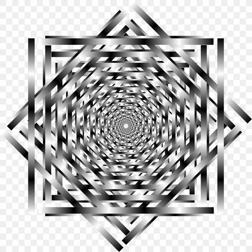 Optical Illusion Coloring Book Vortex Clip Art, PNG, 2312x2312px, Optical Illusion, Black And White, Color, Coloring Book, Drawing Download Free