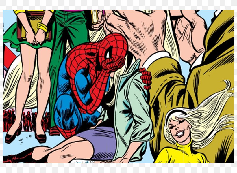 The Night Gwen Stacy Died Spider-Man Comics Superhero, PNG, 800x600px, Gwen Stacy, Amazing Spiderman, Art, Cartoon, Comic Book Download Free