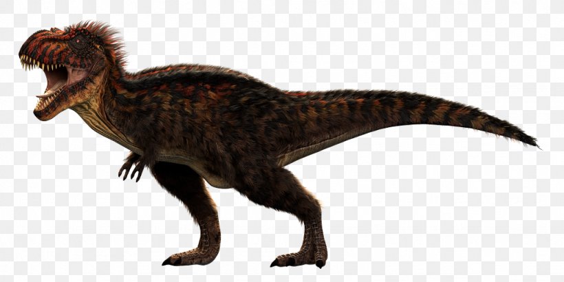 Tyrannosaurus Velociraptor Primal Carnage Aucasaurus Dinosaur, PNG, 1024x512px, Tyrannosaurus, American Museum Of Natural History, Animal, Animal Figure, Aucasaurus Download Free