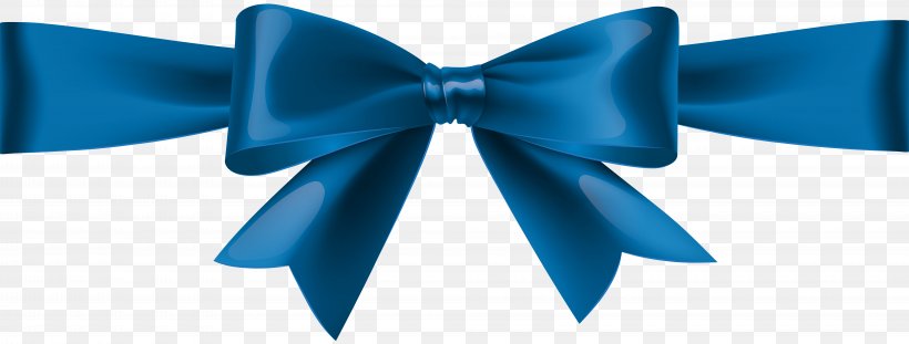 Blue Clip Art, PNG, 8000x3038px, Ribbon, Blue, Blue Green, Bow Tie, Clothing Accessories Download Free