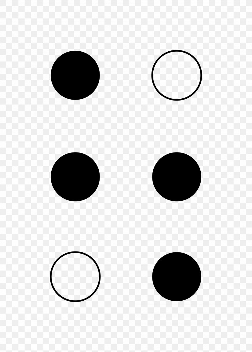 Braille Wikimedia Commons Writing System Tactile Alphabet Wikimedia Foundation, PNG, 1920x2681px, Braille, Alphabet, Area, Black, Black And White Download Free