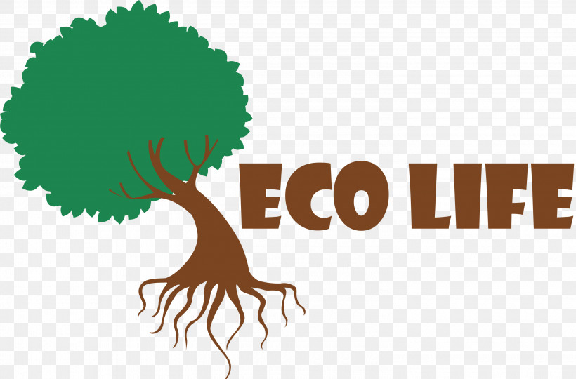 Eco Life Tree Eco, PNG, 3000x1979px, Tree, Branch, Cartoon, Collage, Eco Download Free