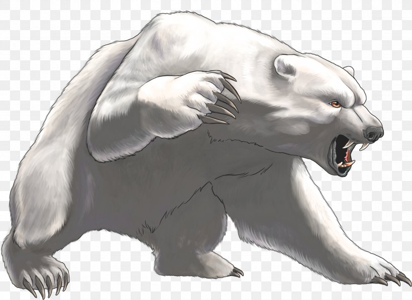 Polar Bear Clip Art Vector Graphics, PNG, 2558x1864px, Polar Bear, American Black Bear, Animal Figure, Animation, Art Download Free