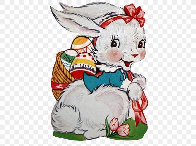 Easter Bunny Leporids Easter Basket Clip Art, PNG, 450x608px, Easter Bunny, Art, Basket, Carnivoran, Cartoon Download Free