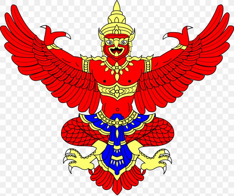 Emblem Of Thailand Garuda Symbol National Emblem, PNG, 1218x1024px, Thailand, Art, Bhumibol Adulyadej, Bird, Crest Download Free
