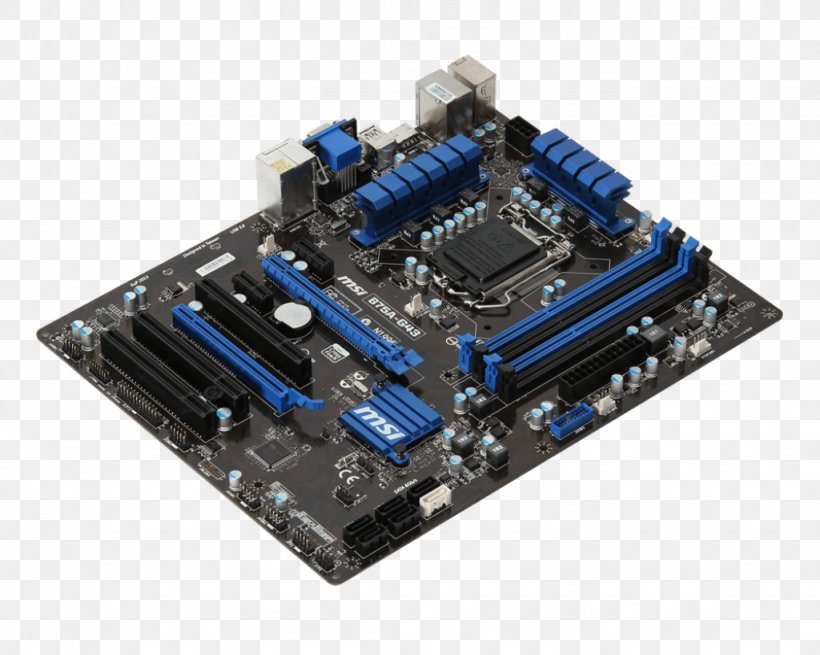 Intel MSI B75A-G43 LGA 1155 Motherboard Arduino, PNG, 1024x819px, Intel, Arduino, Atx, Circuit Component, Computer Component Download Free