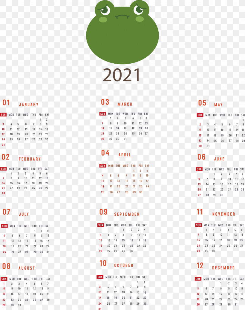Printable 2021 Yearly Calendar 2021 Yearly Calendar, PNG, 2367x2999px, 2021 Yearly Calendar, Calendar System, Meter Download Free