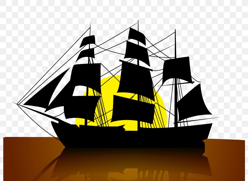 Sailboat Sailing Ship Silhouette, PNG, 800x600px, Sailboat, Boat, Brigantine, Caravel, Carrack Download Free
