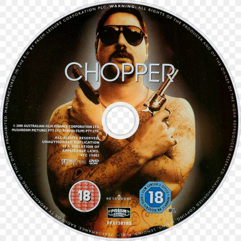 Chopper Mark Brandon Read Film 0, PNG, 1000x1000px, 2000, Chopper, Album Cover, Autobiography, Eric Bana Download Free