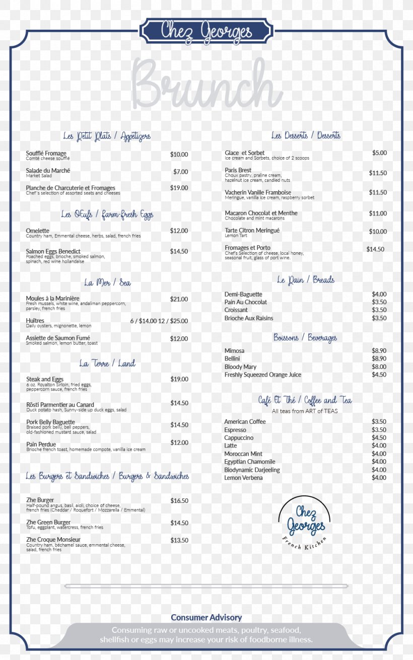 Document Chez Georges Restaurant Hotel Template, PNG, 1001x1601px, Document, Area, Chef, Dinner, Food Download Free