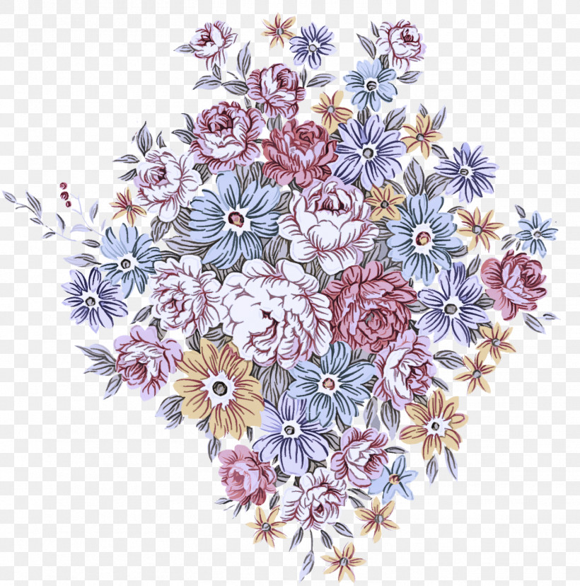 Floral Design, PNG, 1516x1532px, Floral Design, Chrysanthemum, Color, Cut Flowers, Drawing Download Free