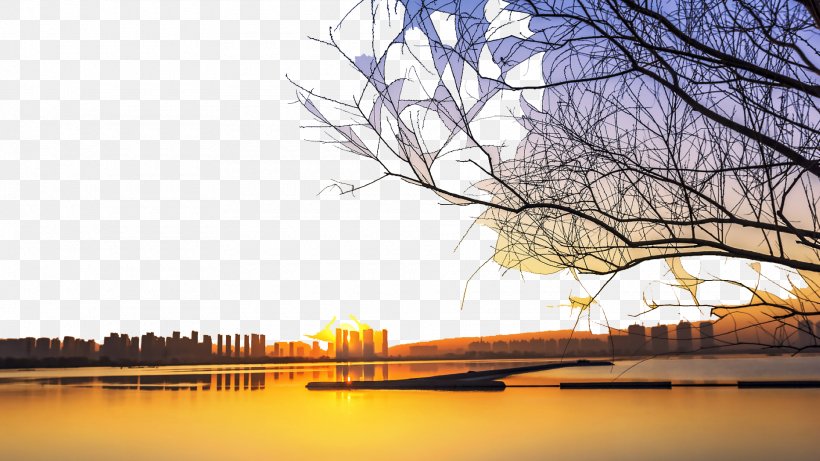 Jinyang Lake Taiyuan Sunset Wallpaper, PNG, 1920x1080px, Jinyang Lake, Architecture, Daytime, Energy, Gratis Download Free