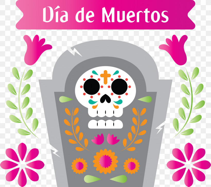 Day Of The Dead Día De Muertos, PNG, 3000x2670px, Day Of The Dead, Award, D%c3%ada De Muertos, Drawing, Laurel Wreath Download Free