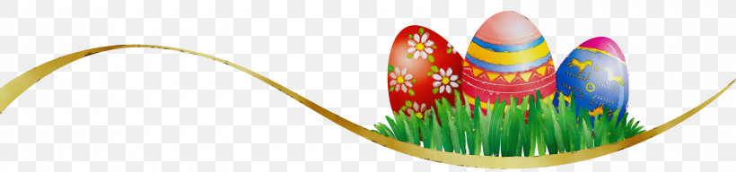Easter Egg, PNG, 3000x705px, Watercolor, Easter, Easter Egg, Food, Paint Download Free