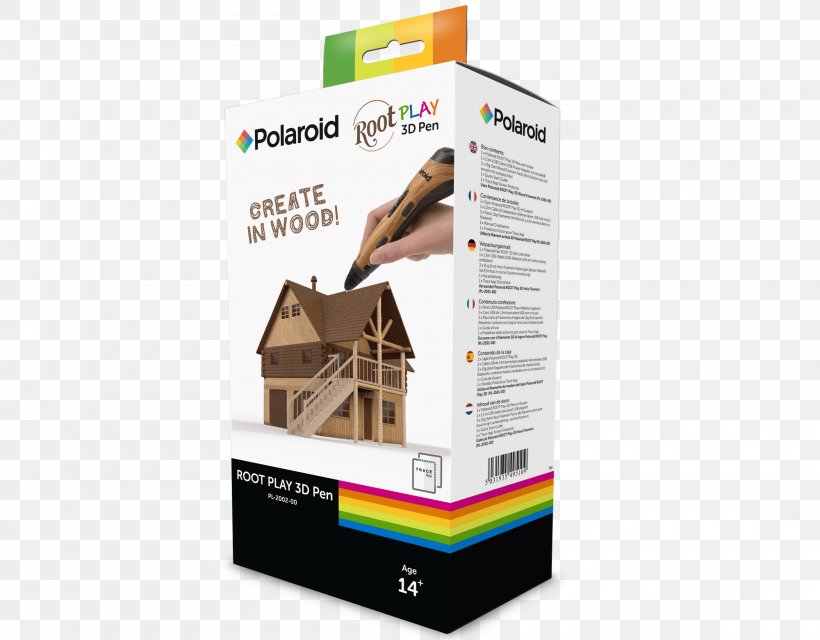 Polaroid 3D Pen Polaroid Play 3D Printer Pen 1.75 Mm 3Doodler Filament Pack Polaroid 3D-FP-PL-2501-00 Laybrick Compound, PNG, 2000x1561px, 3d Printing Filament, Polaroid, Ballpoint Pen, Cardboard, Carton Download Free