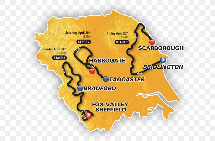 2017 Tour De Yorkshire 2018 Tour De Yorkshire 2014 Tour De France 2017 Tour De France, PNG, 639x539px, 2017 Tour De France, 2017 Tour De Yorkshire, 2018 Tour De Yorkshire, General Classification, Map Download Free