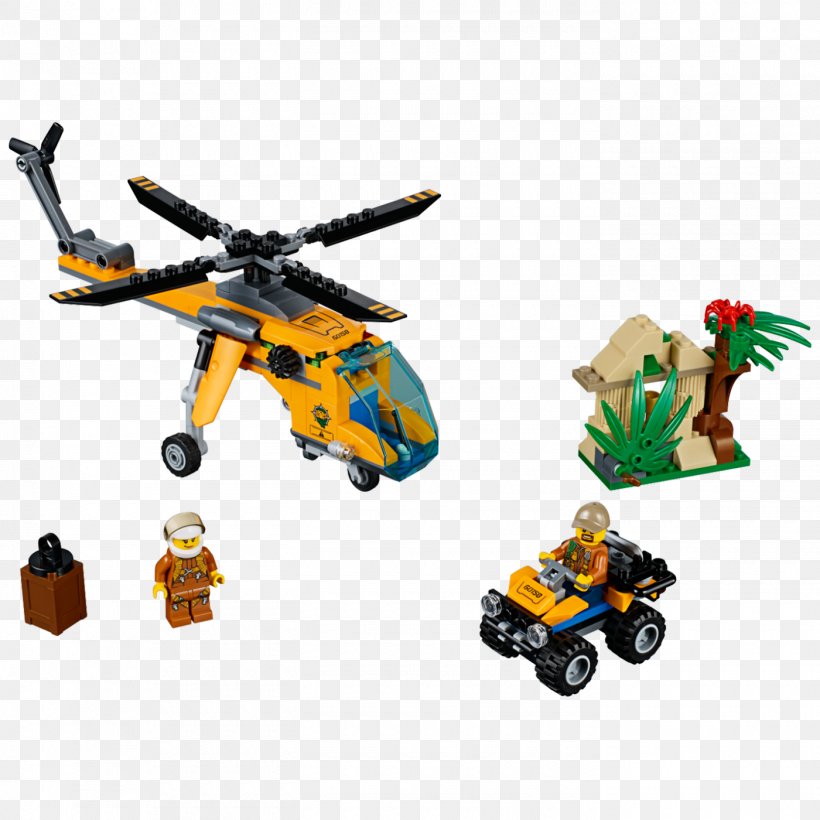 Amazon.com LEGO 60158 City Jungle Cargo Helicopter Lego City Hamleys, PNG, 1400x1400px, Amazoncom, Construction Set, Hamleys, Helicopter, Helicopter Rotor Download Free