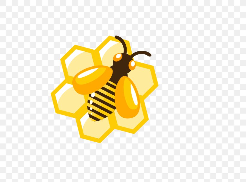 Honey Bee Honey Bee Honeycomb, PNG, 482x609px, Bee, Arthropod, Artwork, Beehive, Brand Download Free