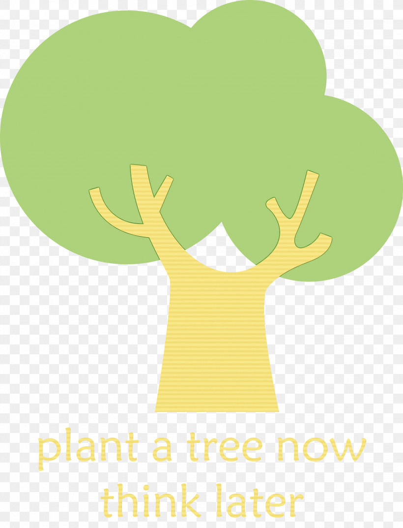 Logo Cartoon Green Tree Antler, PNG, 2292x3000px, Arbor Day, Antler, Behavior, Cartoon, Green Download Free