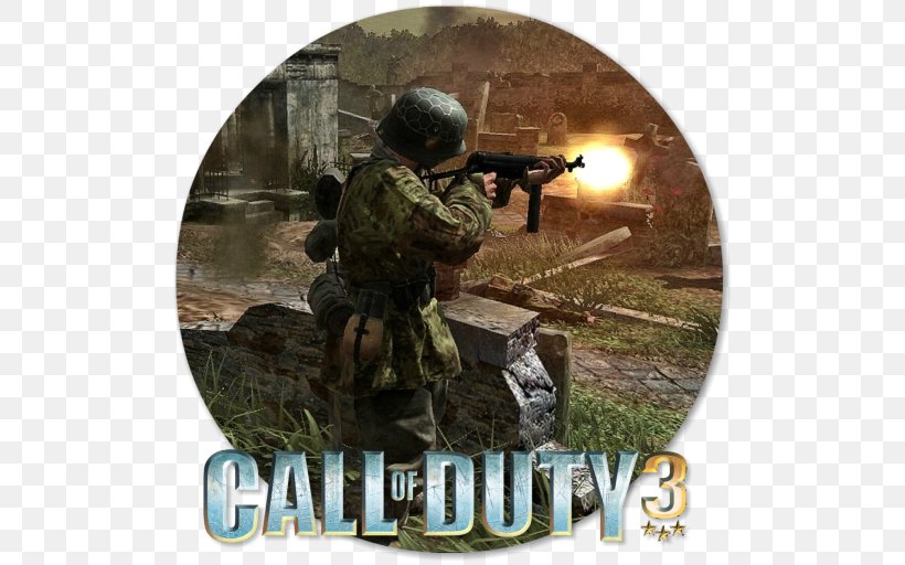Call Of Duty 3 Call Of Duty 2 Call Of Duty 4: Modern Warfare Call Of Duty: United Offensive PlayStation 2, PNG, 512x512px, Call Of Duty 3, Activision, Army, Call Of Duty, Call Of Duty 2 Download Free