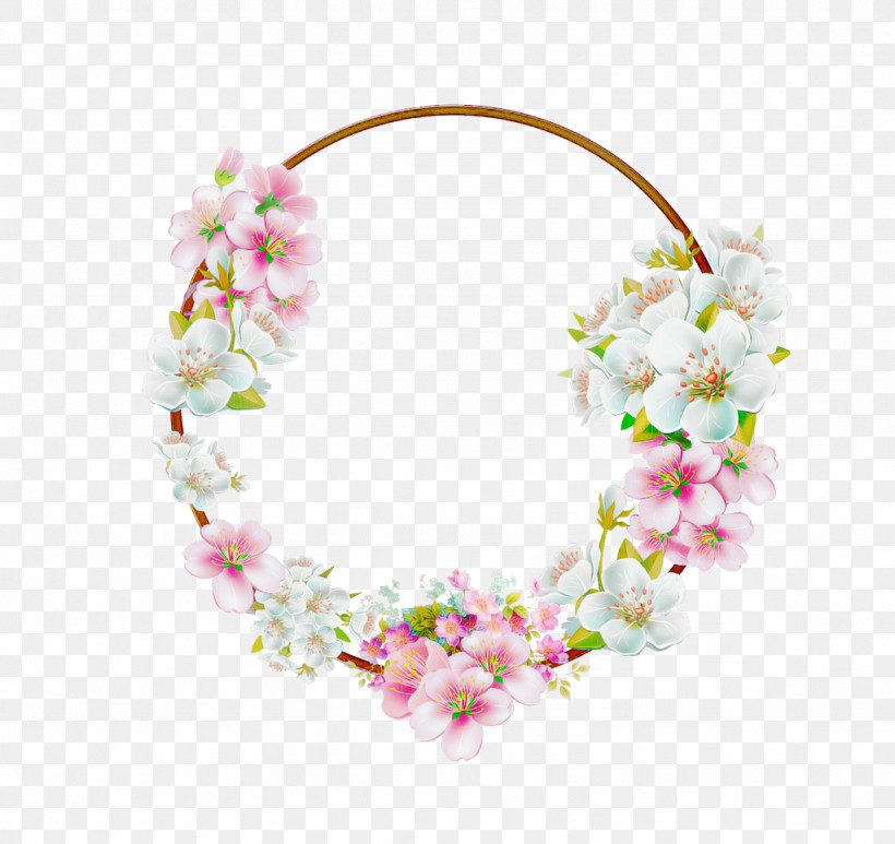 Pink Lei Flower Spring Wreath, PNG, 1024x966px, Pink, Blossom, Flower, Lei, Plant Download Free