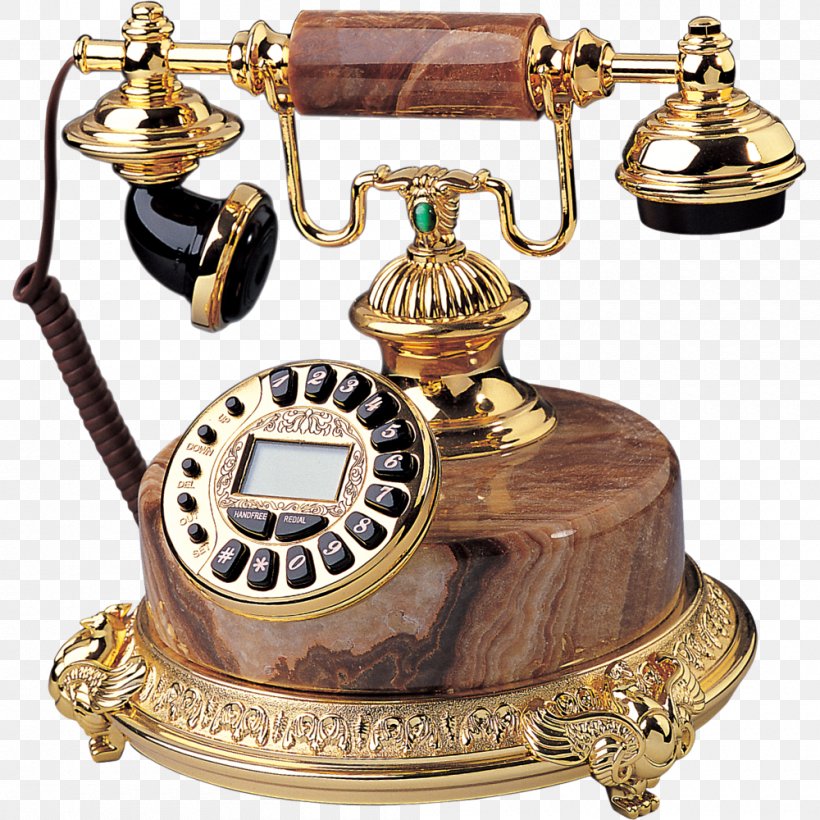 Brass Telephone Retro Style, PNG, 1000x1000px, Brass, Antique, Metal, Retro Style, Telephone Download Free