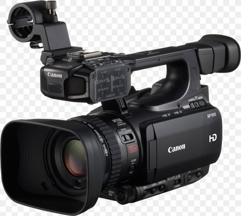 Canon XF100 Camcorder Professional Video Camera Video Cameras, PNG, 1200x1073px, Camcorder, Camera, Camera Accessory, Camera Lens, Cameras Optics Download Free