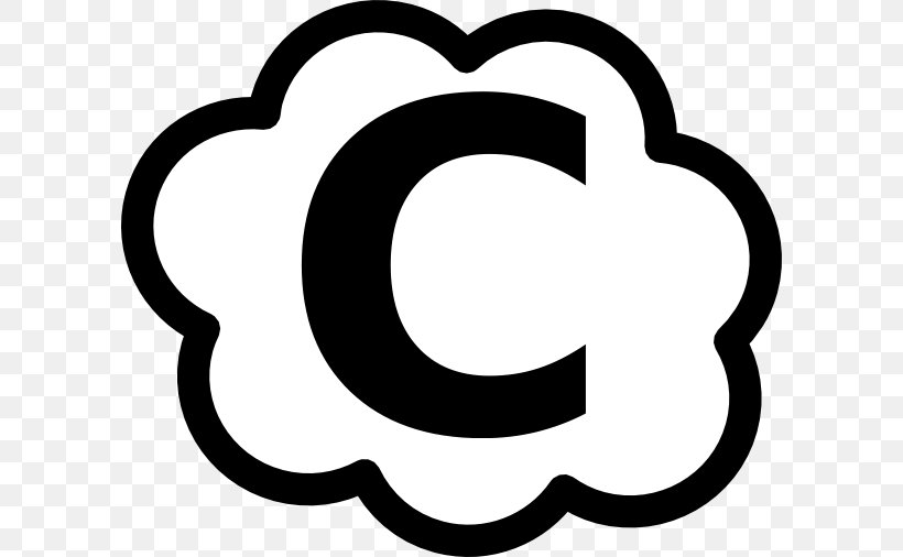 Clip Art Vector Graphics Image Cloud, PNG, 600x506px, Cloud, Area, Black And White, Cloud Computing, Computer Download Free