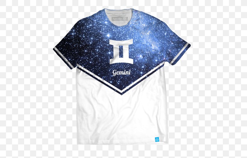 T-shirt Gemini Zodiac Taurus Capricorn, PNG, 525x525px, Tshirt, Active Shirt, Aquarius, Aries, Blue Download Free
